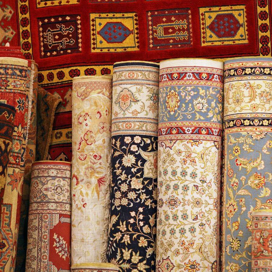 How a Persian rug is made, knot by knot