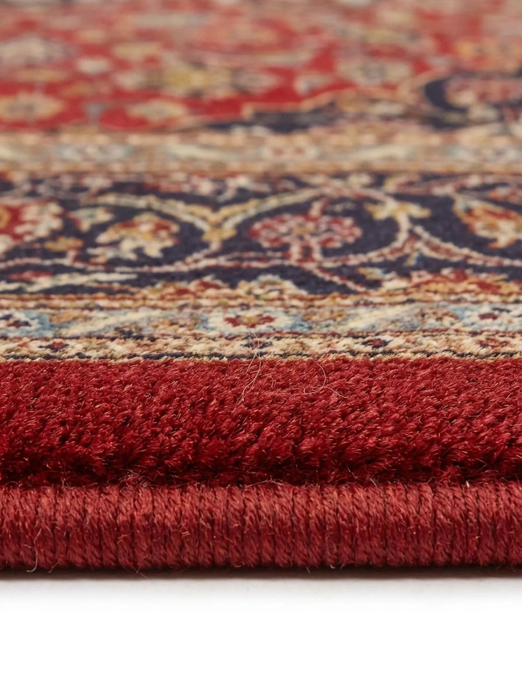 Mid-Century Persian Medallion Rug, Baby Lamb Wool