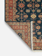 Extremely Fine Kazak Wool Rug, Ghazni Wool, High Knot Density