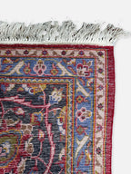 Mid-Century Persian Medallion Rug, Baby Lamb Wool
