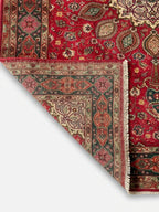 1945 Persian Hand-Knotted Wool Rug, Medallion Garden, Unused